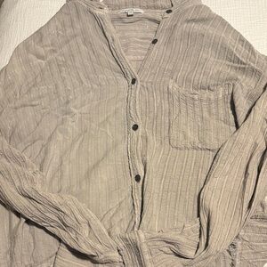 Beyond the sea button down